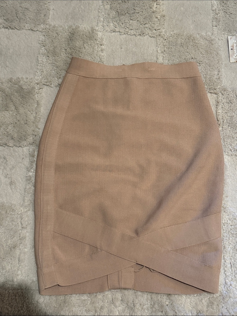 Bebe Women’s Tan Pencil Skirt